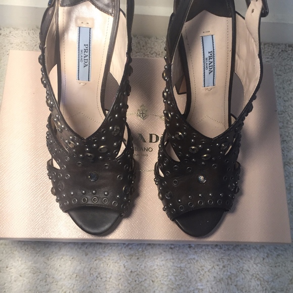 PRADA VITELLO VINTAGE EBANO - Picture 3 of 8